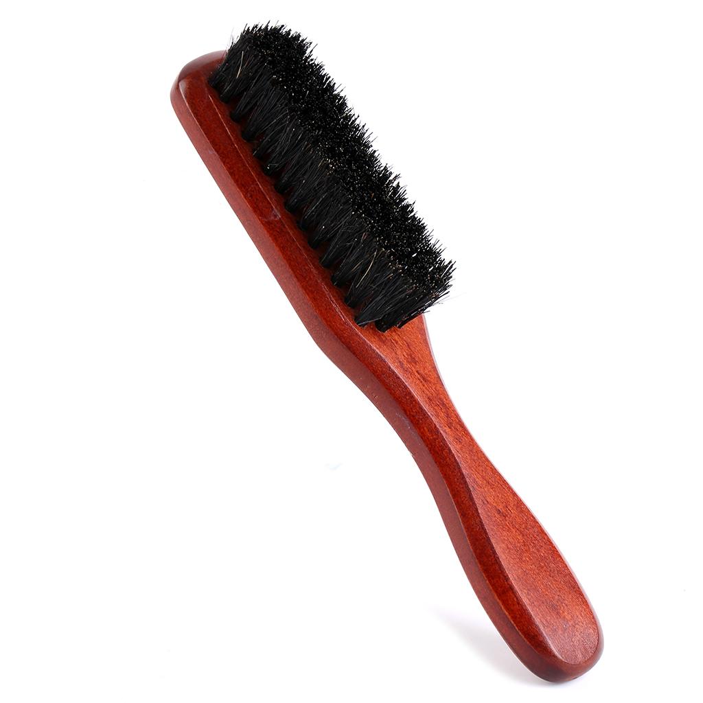 Men'S Grooming Brush - Beard Brush for Men Wooden Bristle