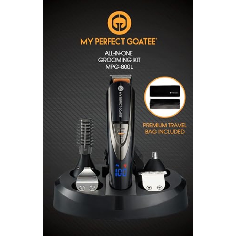 Men'S Grooming Bag - My Perfect Goatee®️ 13-in-1 Mens Grooming