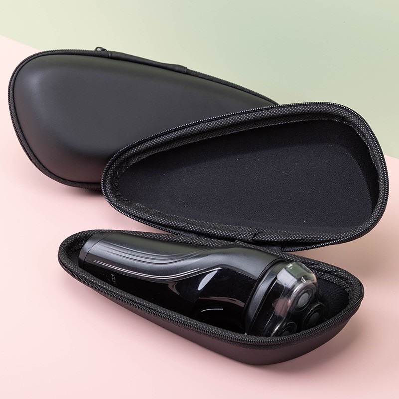 Men'S Grooming Bag - 1pc Travel Electric Shaver Case, Hard