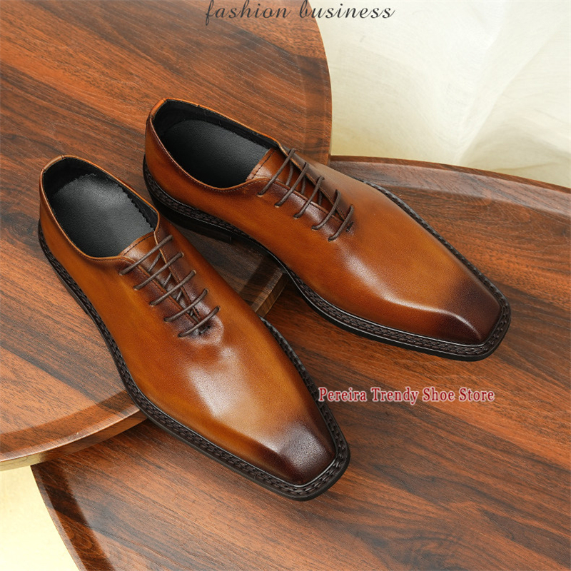 Men's Business Dress Shoes Squ - Men'S Grooming Oxford recensie en prijs
