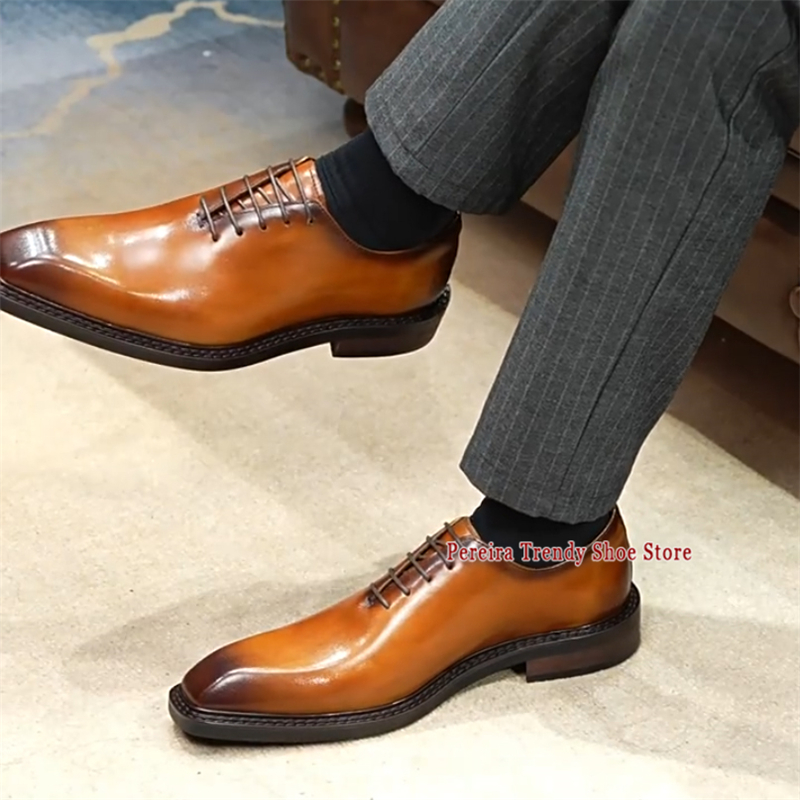 Men's Business Dress Shoes Squ - Men'S Grooming Oxford recensie en prijs