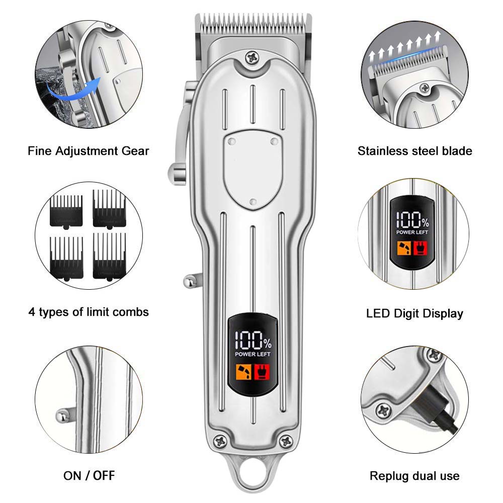 Professional Hair Clippers for - Men'S Grooming Brush recensie en prijs