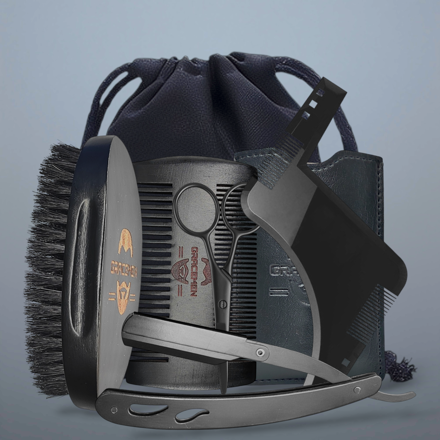 Gracemen Beard Kit - Grooming  - Men'S Grooming Bag recensie en prijs