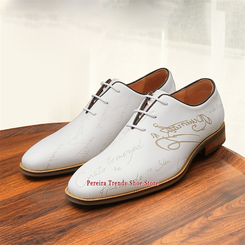 White Genuine Leather Wedding  - Men'S Grooming Oxford recensie en prijs