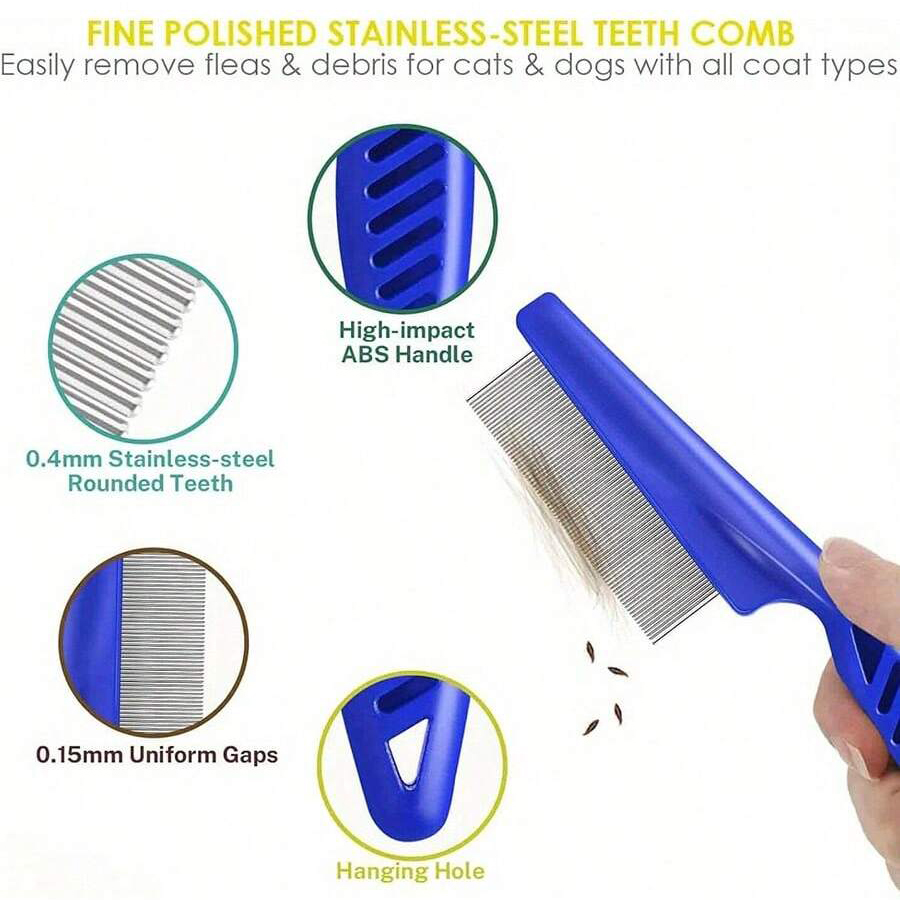 4Pcs/6Pcs Pet Comb Flea Comb F - Comb Fine Tooth recensie en prijs