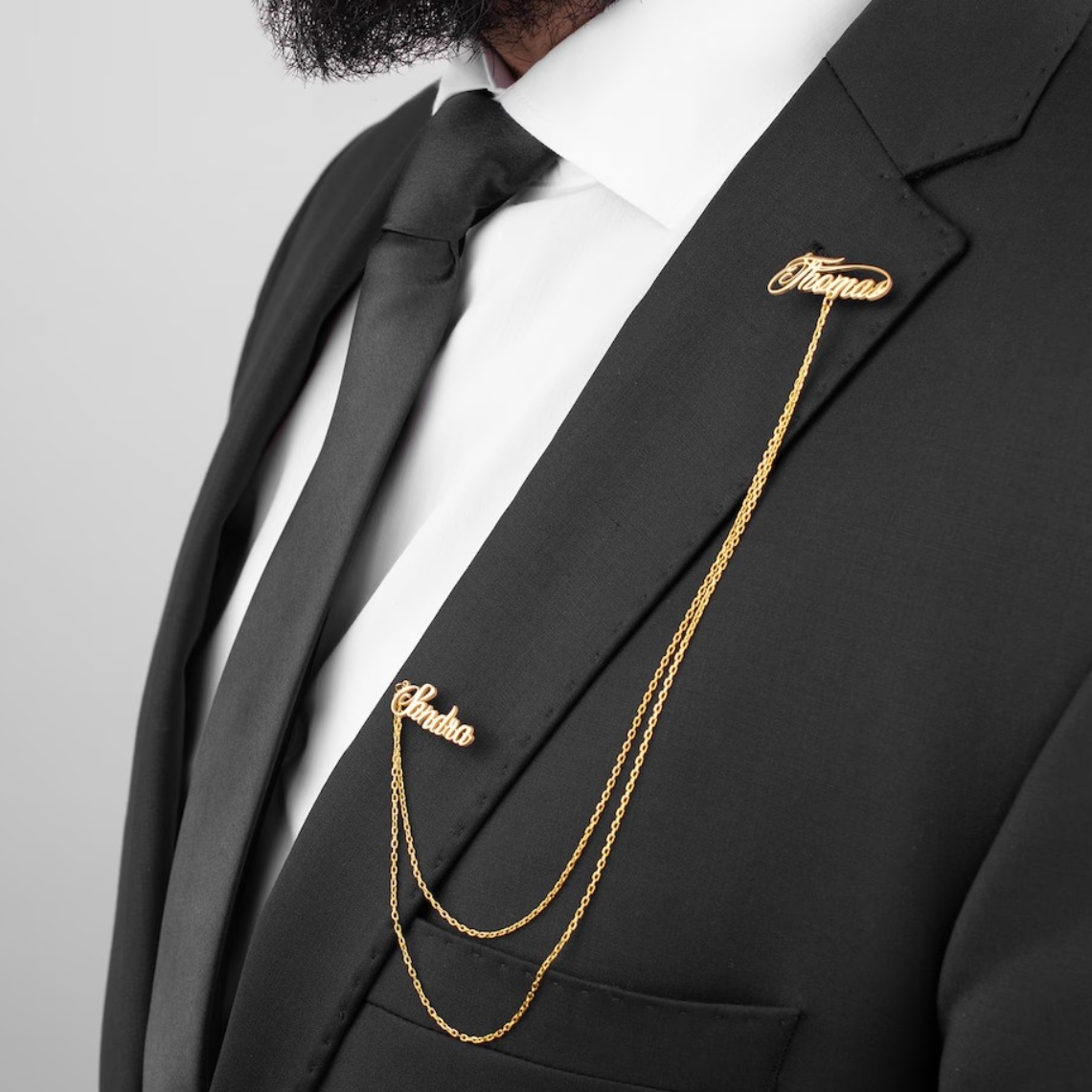 Custom Double Name Brooch Men  - Men'S Grooming Daily recensie en prijs