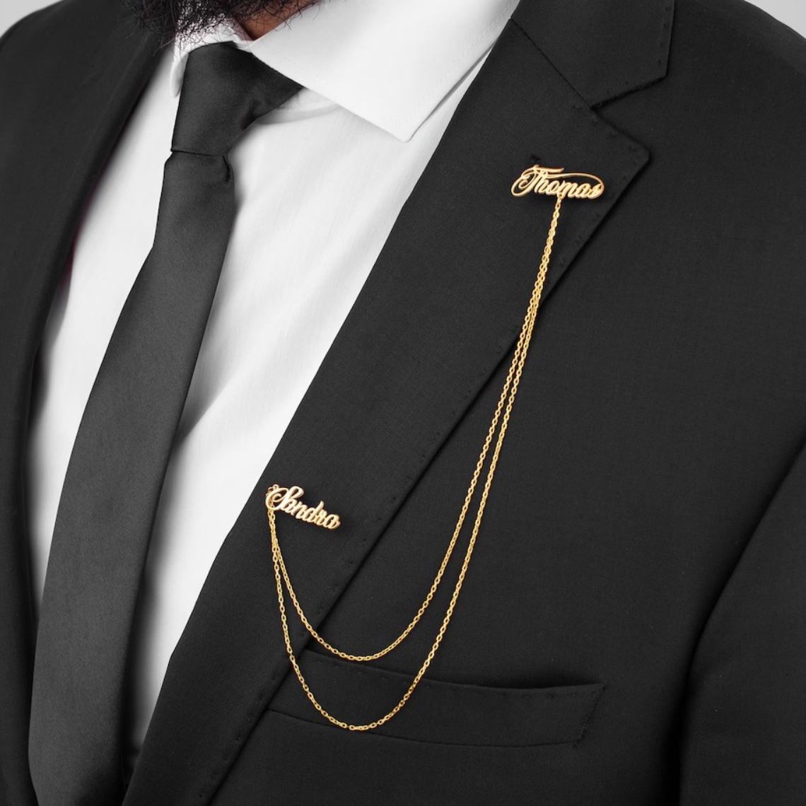 Custom Double Name Brooch Men  - Men'S Grooming Daily recensie en prijs