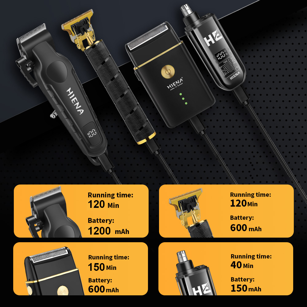 HIENA 4-in-1 Hair Clipper Set  - Mens Grooming Barber recensie en prijs