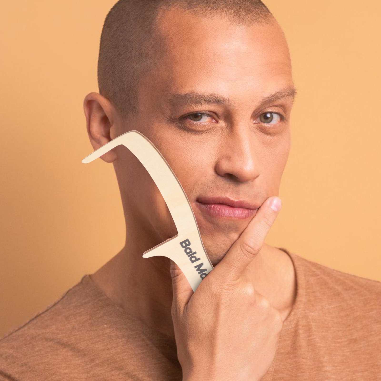 Wooden Bald Comb Wide Tooth Fu - Men'S Grooming Brush recensie en prijs