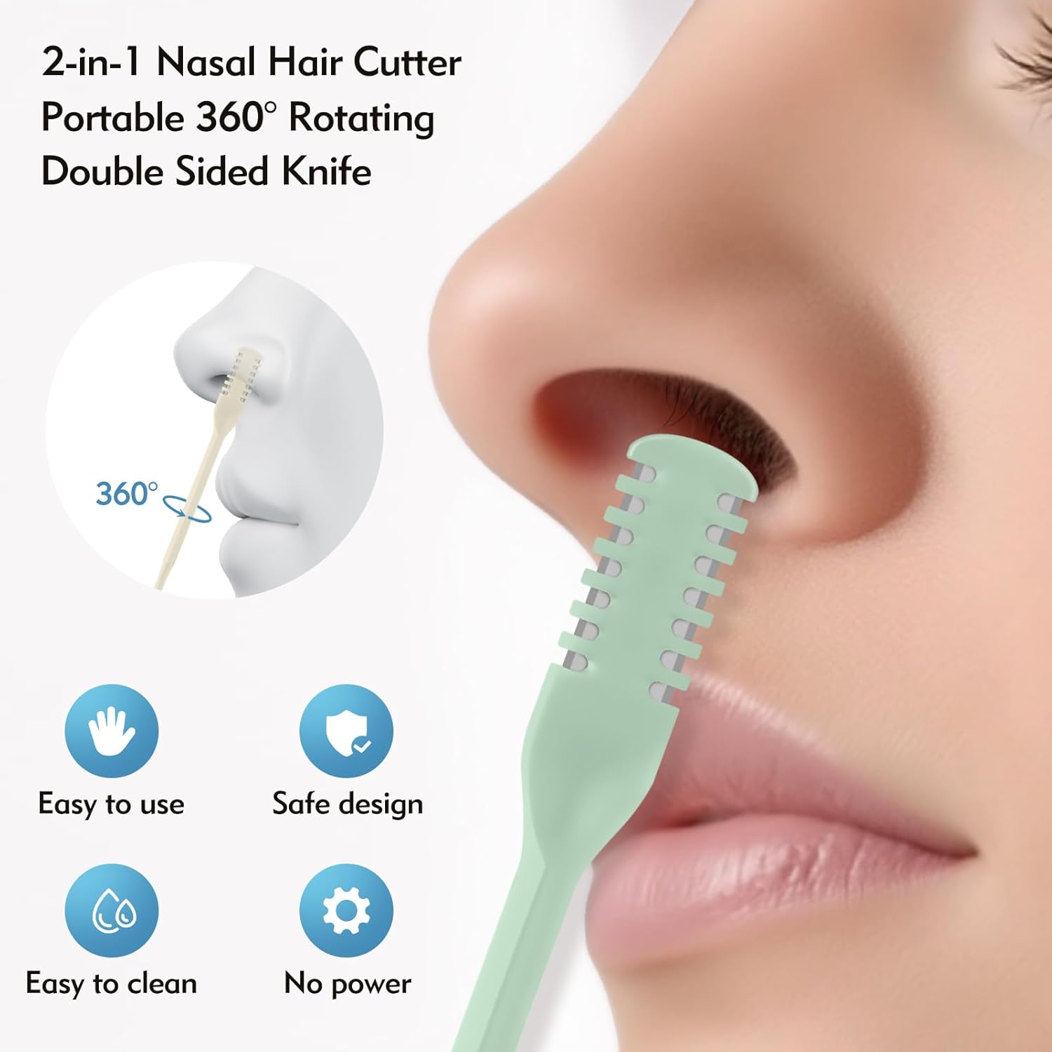 5/20/50Pcs 2-in-1 Nasal Cutter - Mens Grooming Tools recensie en prijs