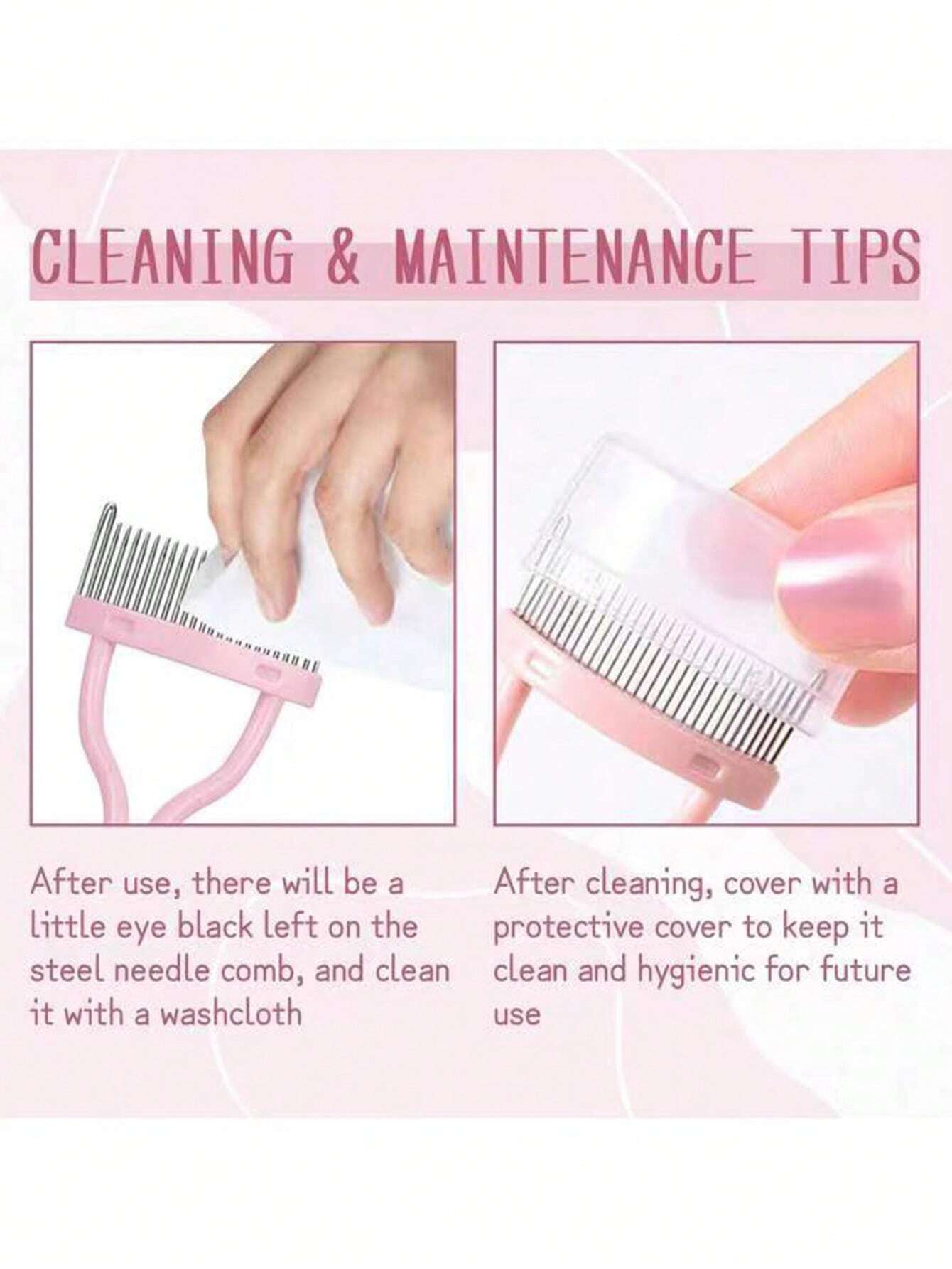 1pc Black Stainless Steel Eyel - Comb Fine Tooth recensie en prijs