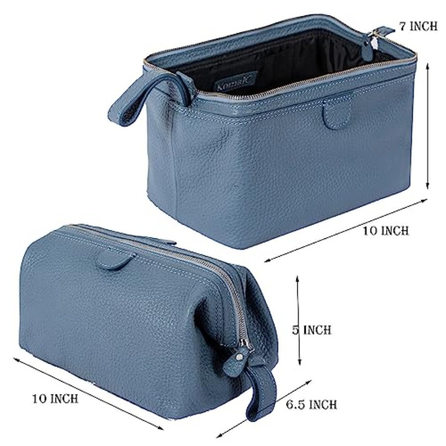 Premium Buffalo Leather Toilet - Men'S Grooming Bag recensie en prijs