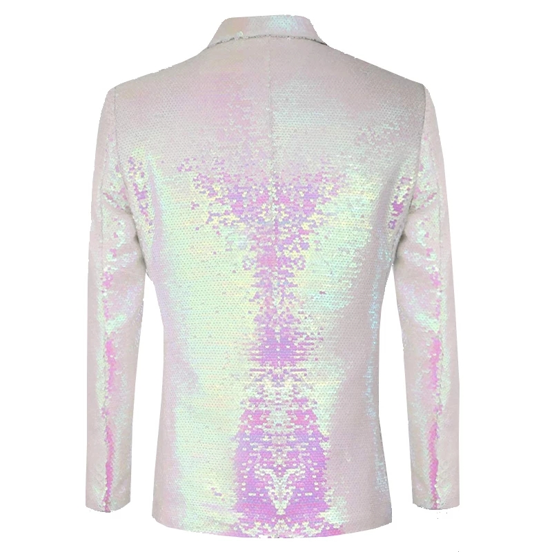Men's Pink White Shawl Collar  - Men'S Grooming Club recensie en prijs