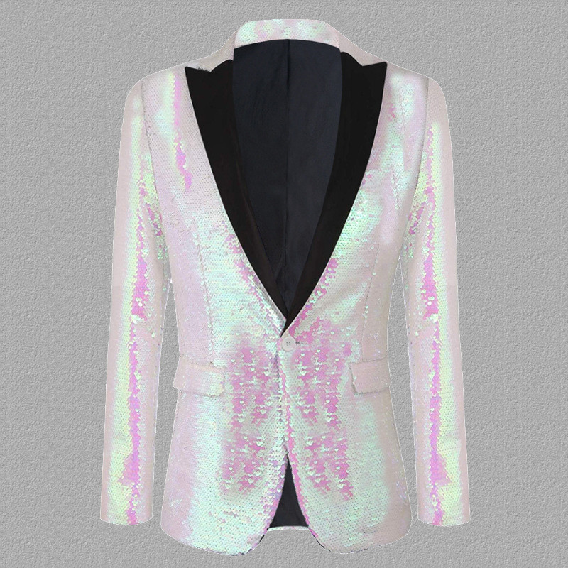 Men's Pink White Shawl Collar  - Men'S Grooming Club recensie en prijs