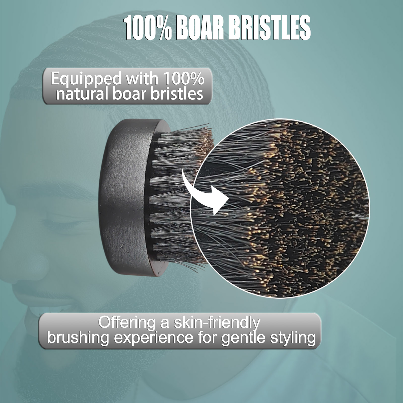 Round Beard Brush for Men – 10 - Men'S Grooming Brush recensie en prijs