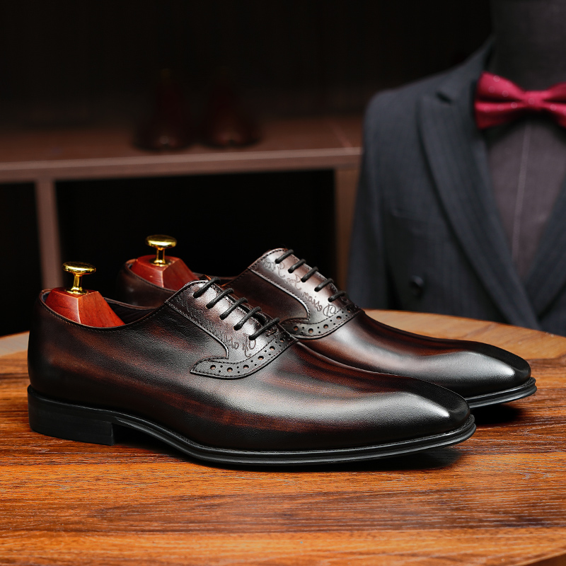 Pointed Toe Oxford Shoes Briti - Men'S Grooming Oxford recensie en prijs