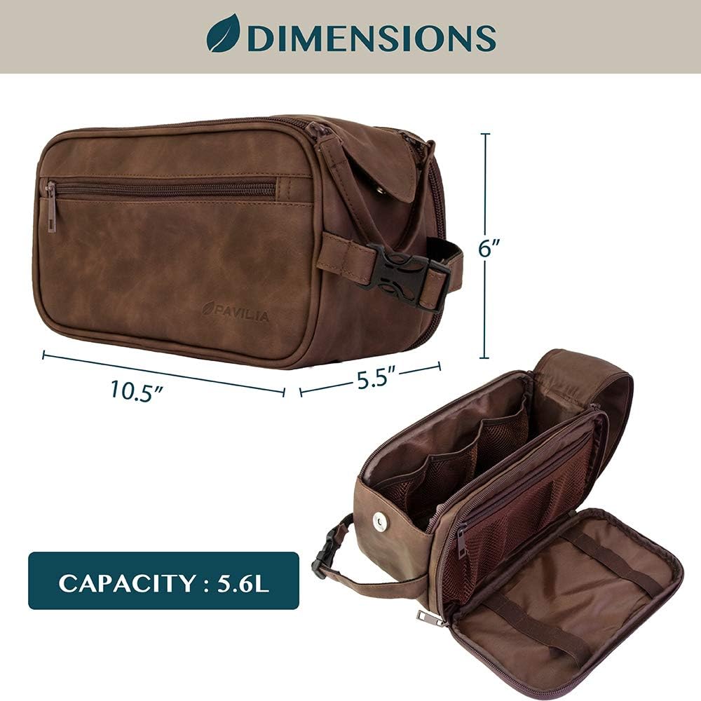 PAVILIA Toiletry Bag for Men,  - Men'S Grooming Bag recensie en prijs