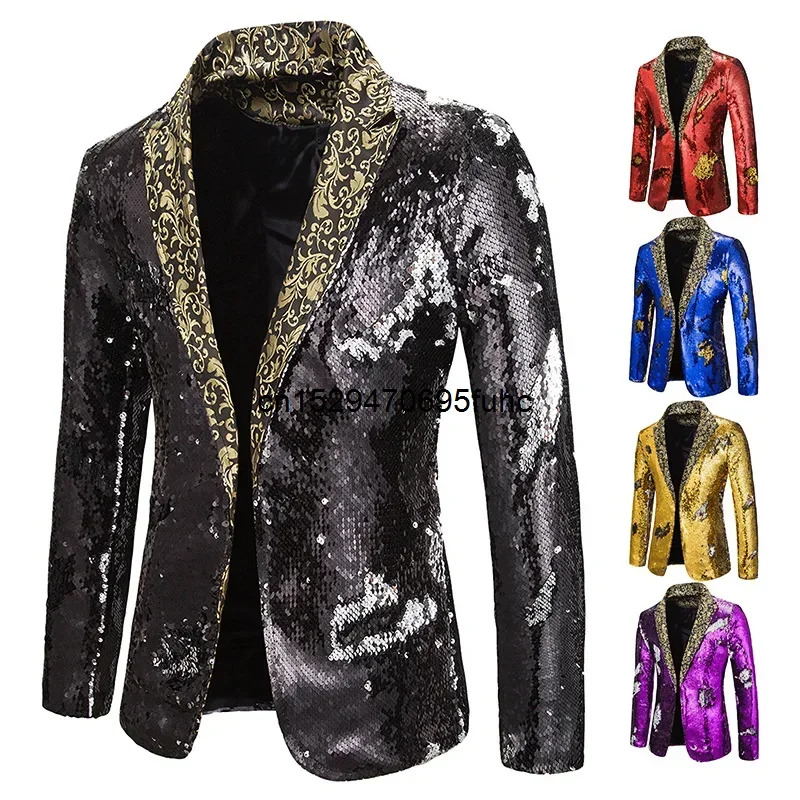 Men Blazer Shiny Sequin Shawl  - Men'S Grooming Club recensie en prijs