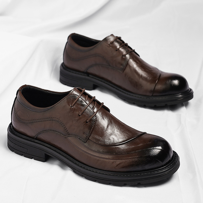 Brown Burnished Genuine Leathe - Men'S Grooming Oxford recensie en prijs