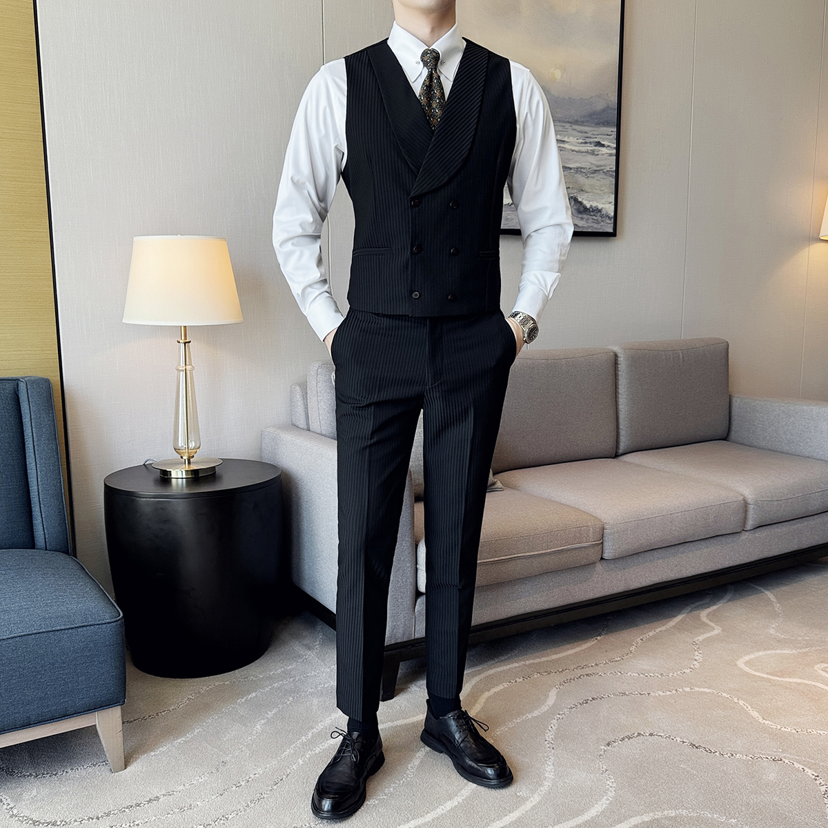 ( Vest + Pants) Men Luxury Str - Men'S Grooming Club recensie en prijs
