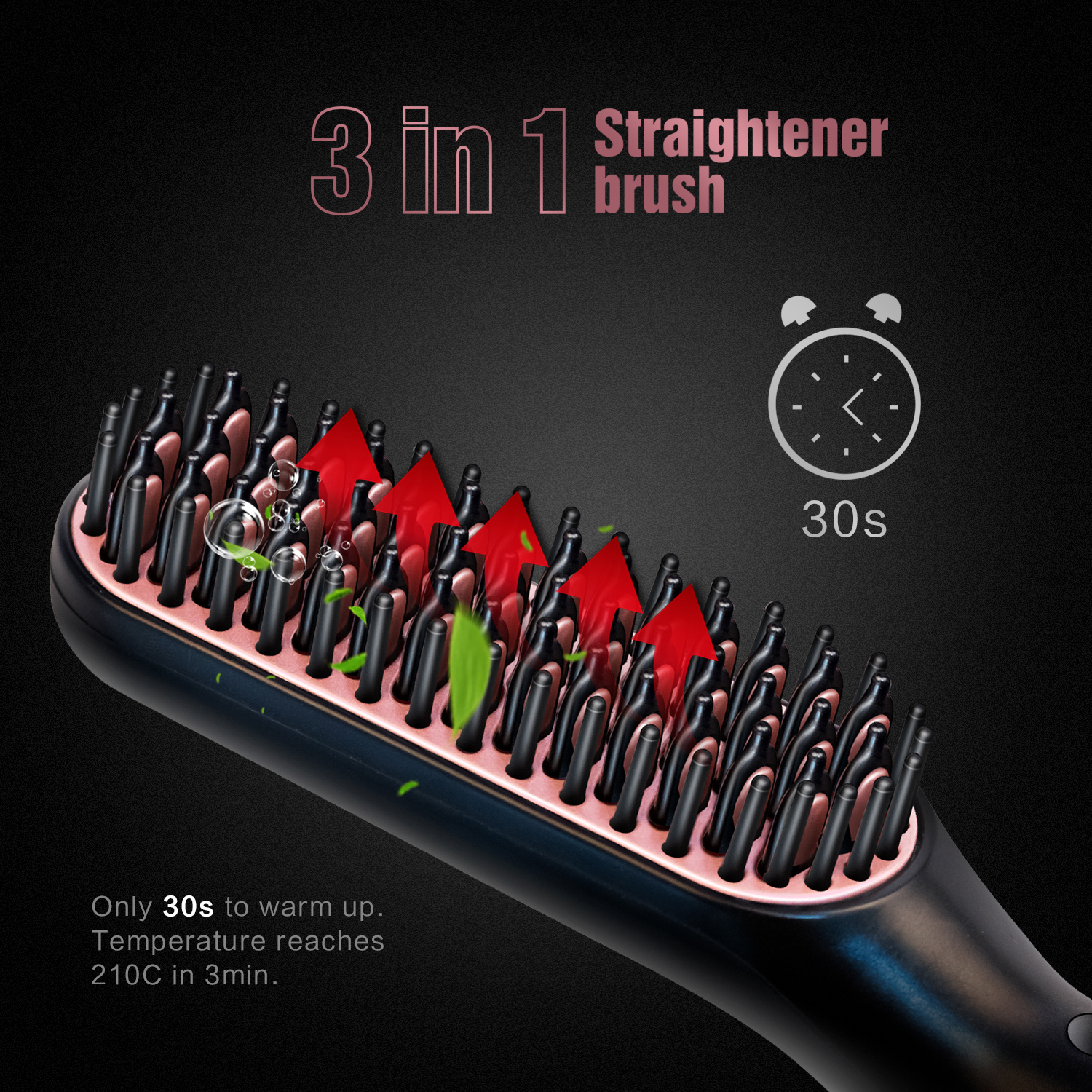 Multifunctional Hair Comb Brus - Men'S Grooming Brush recensie en prijs