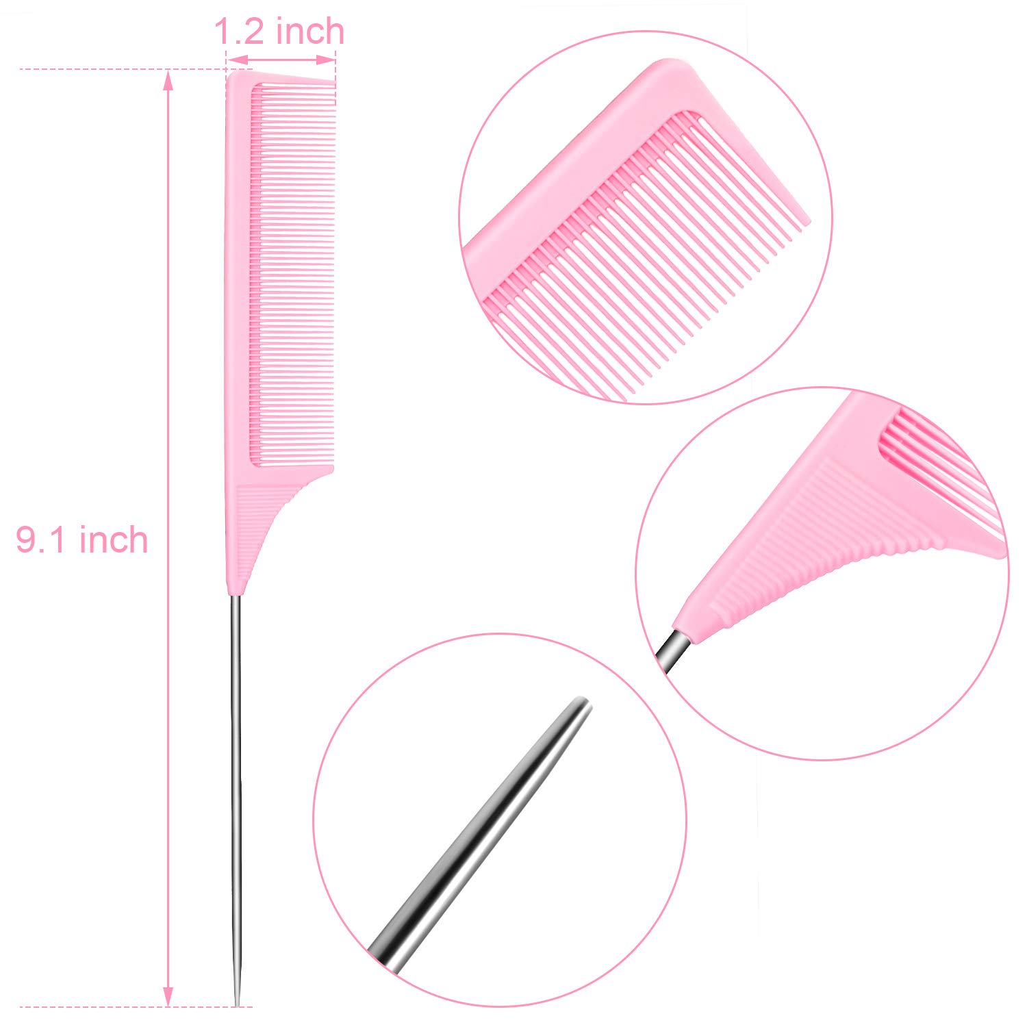 3-Pack Carbon Fiber Heat Resis - Comb Fine Tooth recensie en prijs