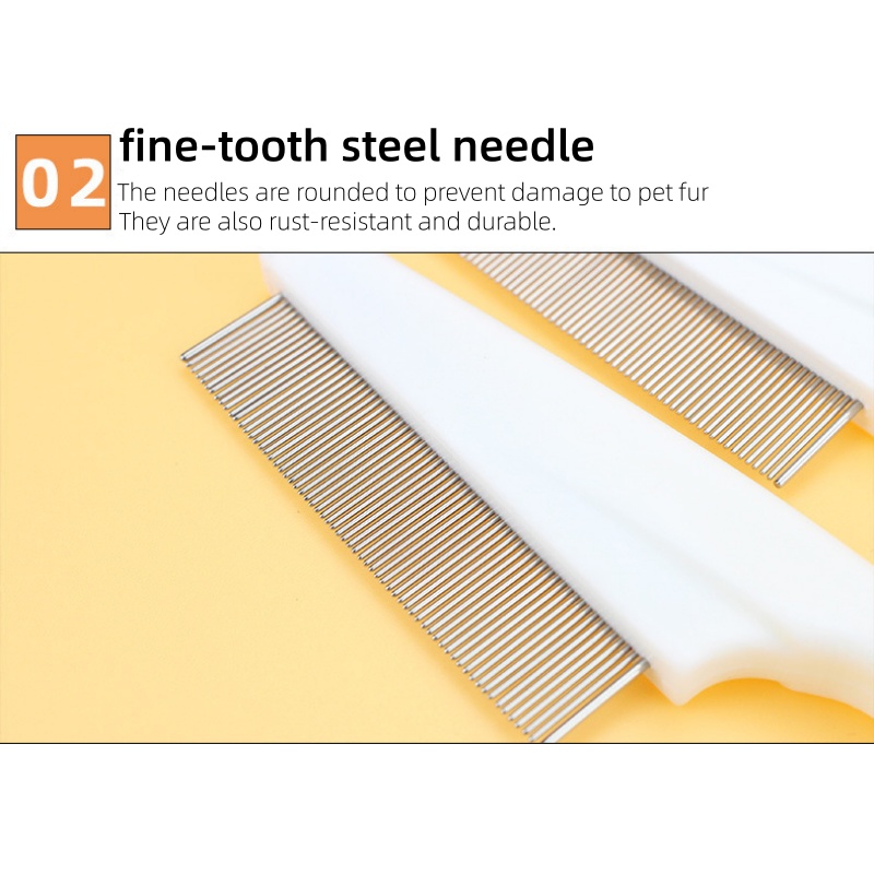 Pet Flea Comb Stainless Steel  - Comb Fine Tooth recensie en prijs