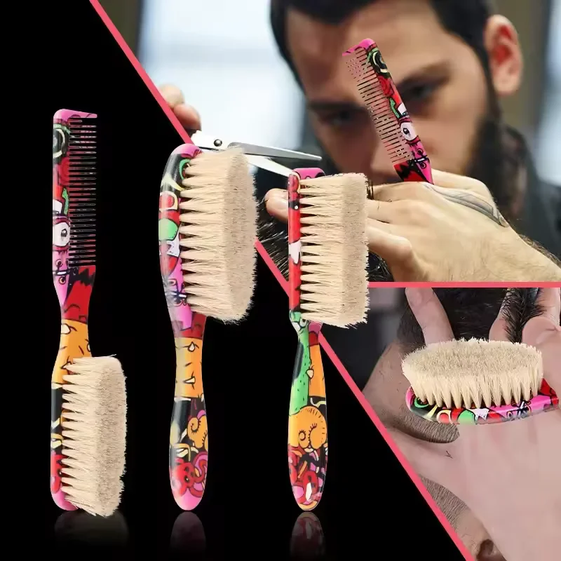 2 in1 Barber Brush for Men, Ho - Mens Grooming Barber recensie en prijs