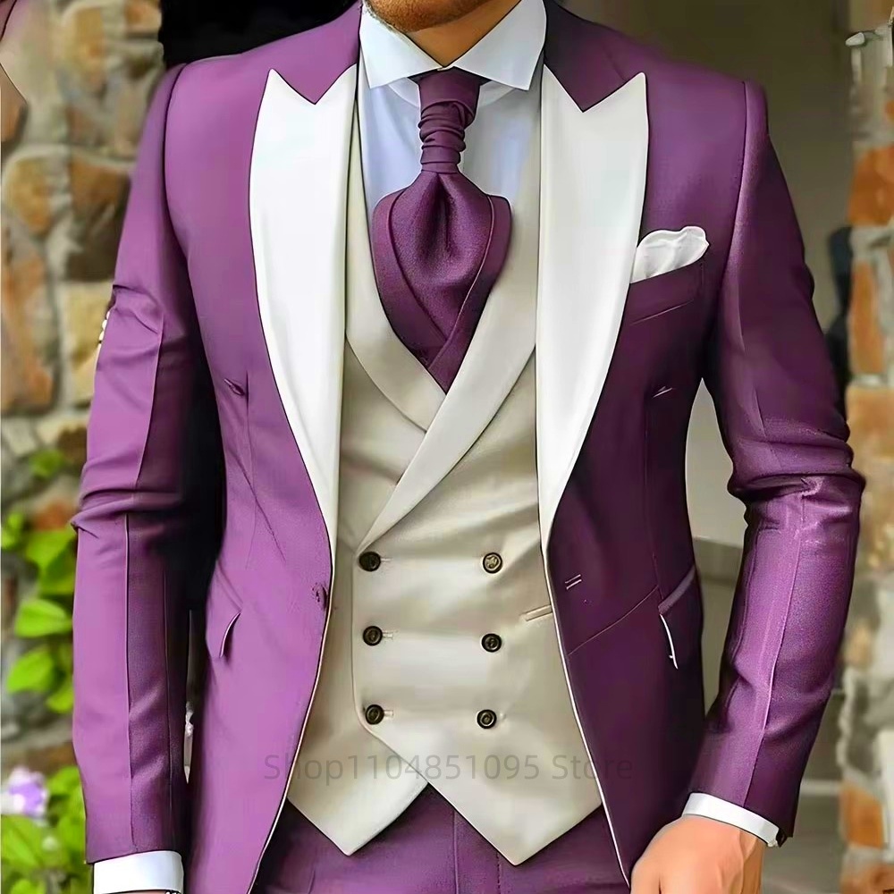 Pink Men's Suits Elegant Peak  - Men'S Grooming Daily recensie en prijs