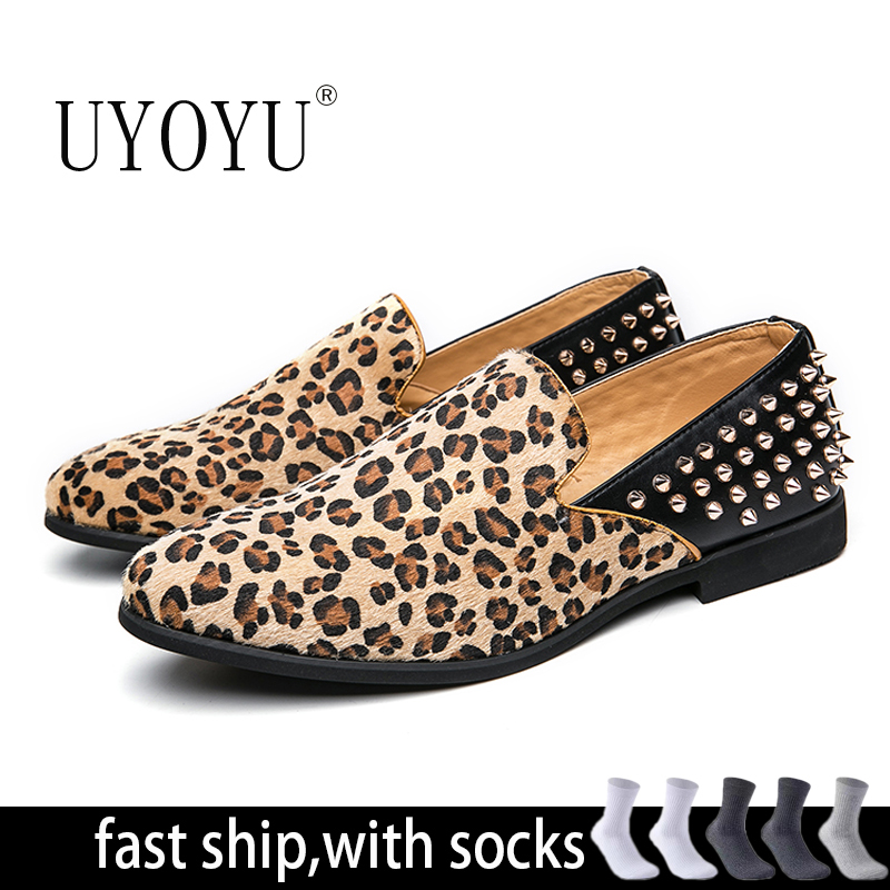 New Men Dress Shoes Leopard Le - Men'S Grooming Oxford recensie en prijs