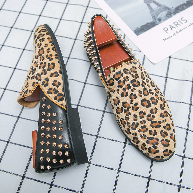 New Men Dress Shoes Leopard Le - Men'S Grooming Oxford recensie en prijs