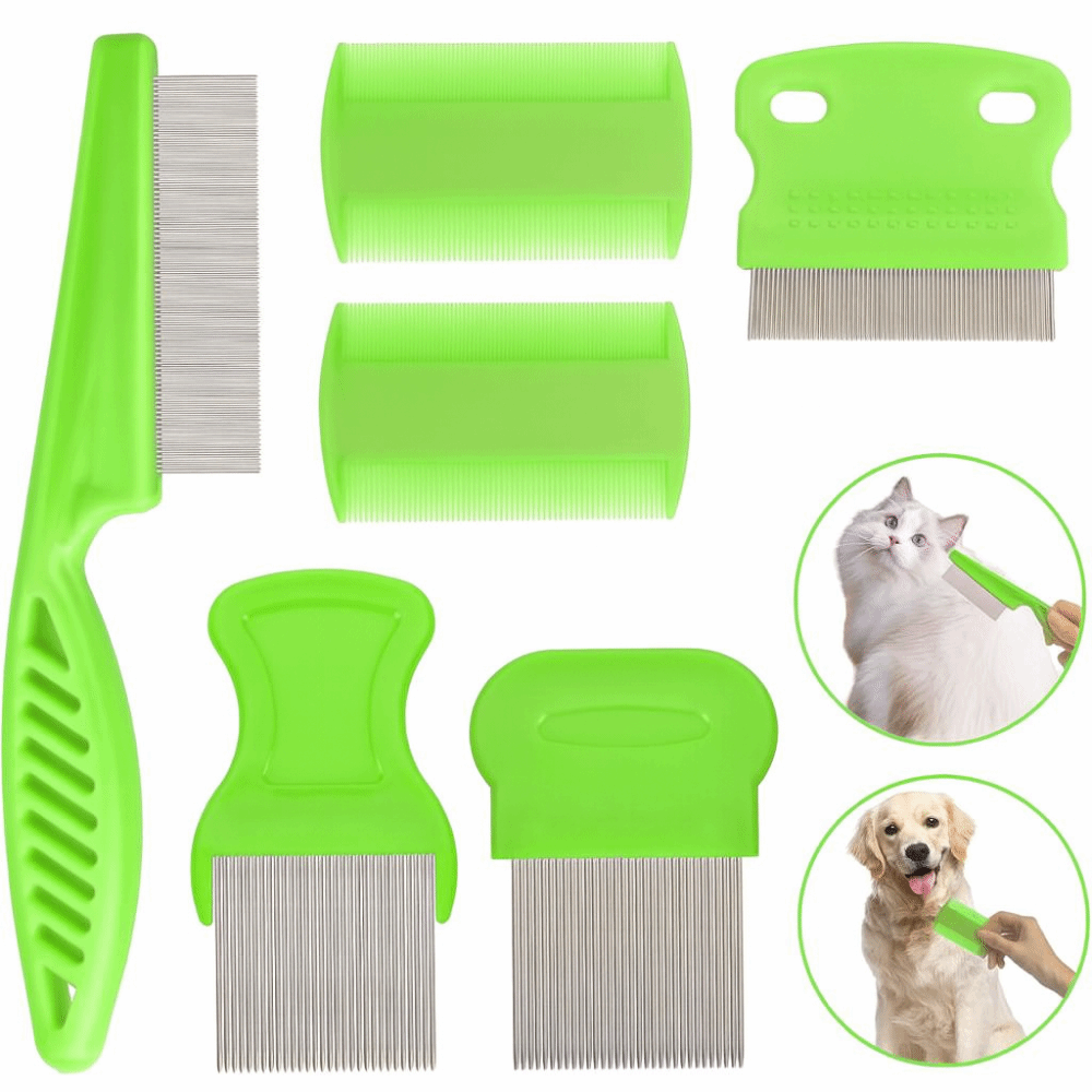 6Pcs/Set ABS Flea Comb Set Fin - Comb Fine Tooth recensie en prijs