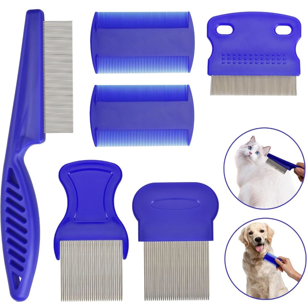 6Pcs/Set ABS Flea Comb Set Fin - Comb Fine Tooth recensie en prijs