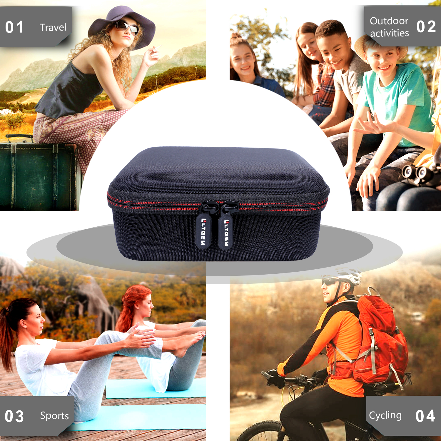 LTGEM Razor Case for Bald Men  - Men'S Grooming Bag recensie en prijs