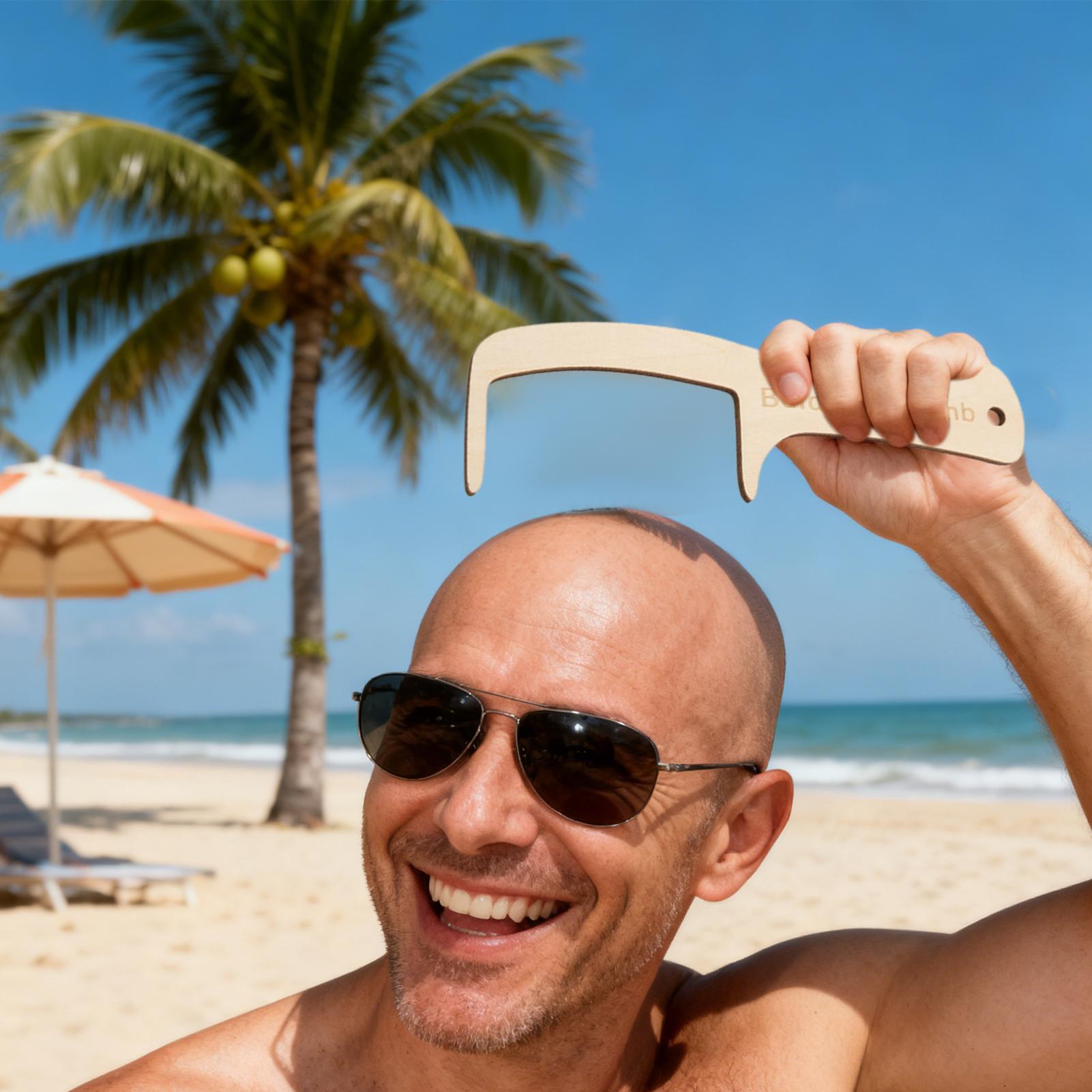 2pcs Funny Bald Man Grooming T - Men'S Grooming Brush recensie en prijs