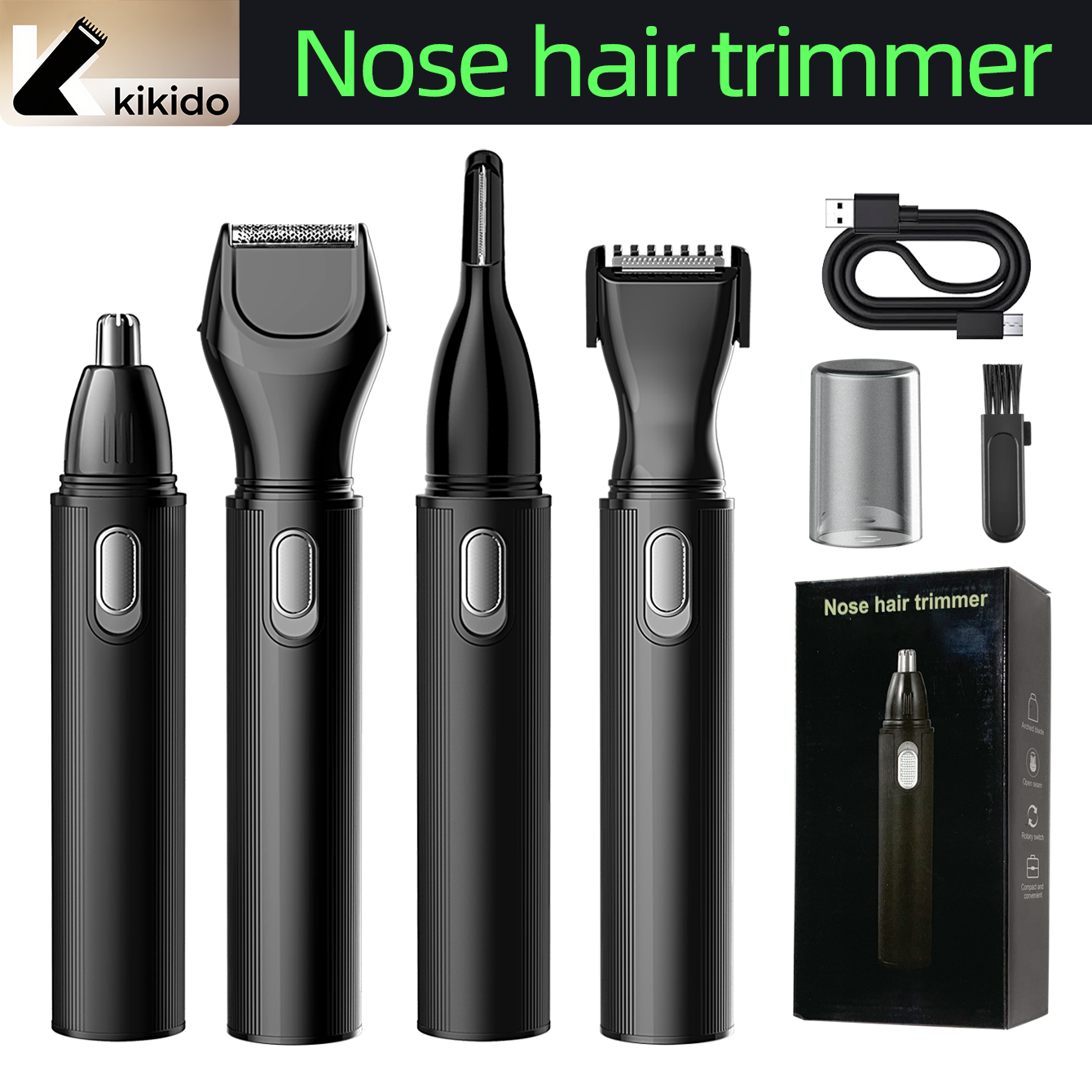 KIKIDO 4 in 1 Nose Hair Trimme - Mens Grooming Tools recensie en prijs