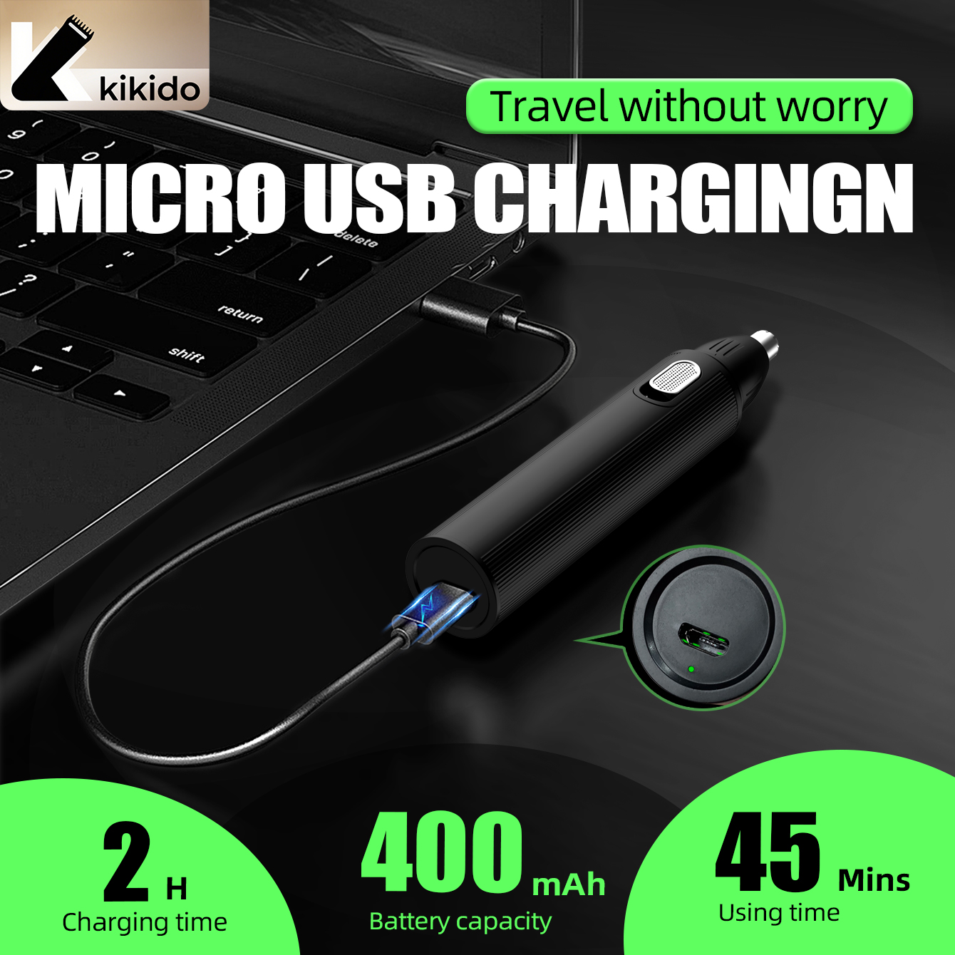 KIKIDO 4 in 1 Nose Hair Trimme - Mens Grooming Tools recensie en prijs