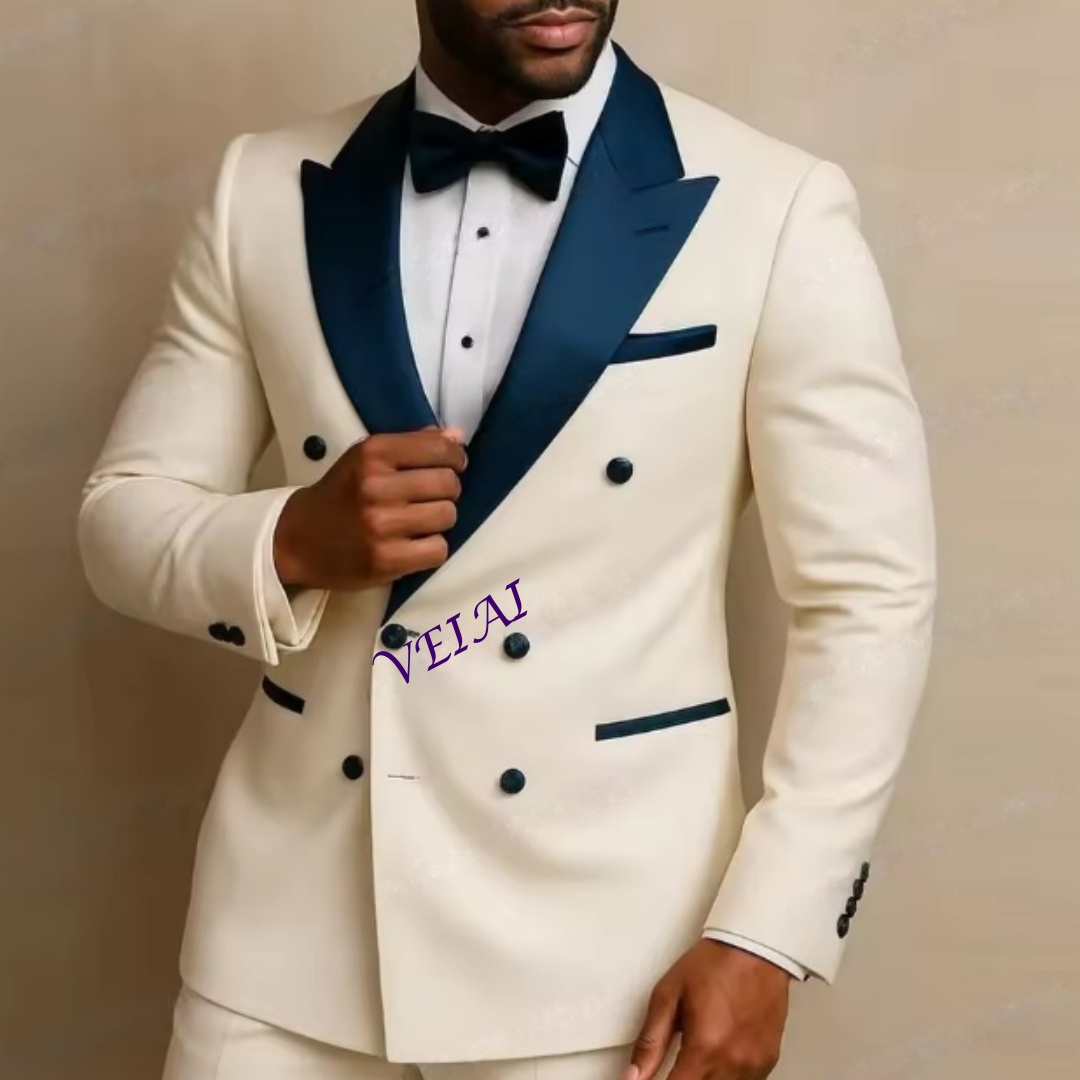 New Blue Collar White Men Suit - Men'S Grooming Daily recensie en prijs