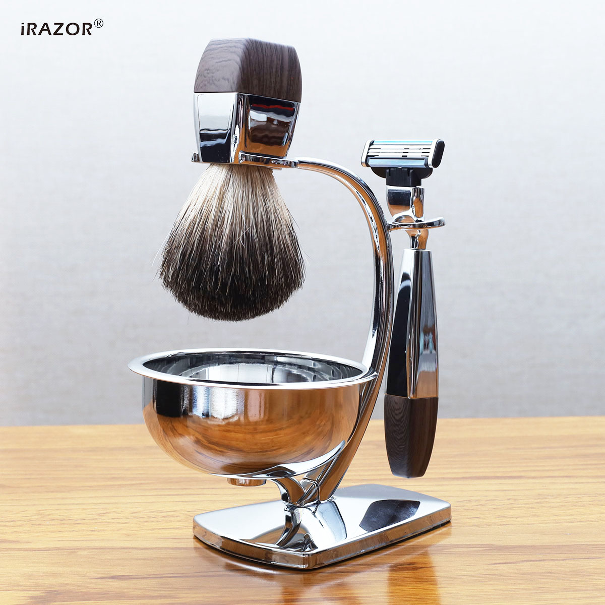 iRAZOR Professional Wet Shavin - Men'S Grooming Brush recensie en prijs