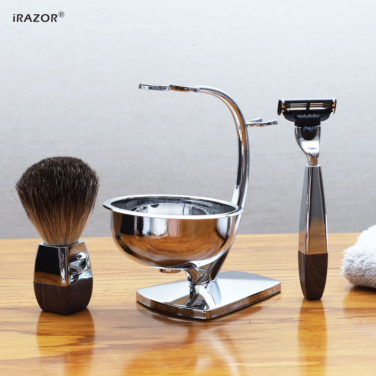 iRAZOR Professional Wet Shavin - Men'S Grooming Brush recensie en prijs