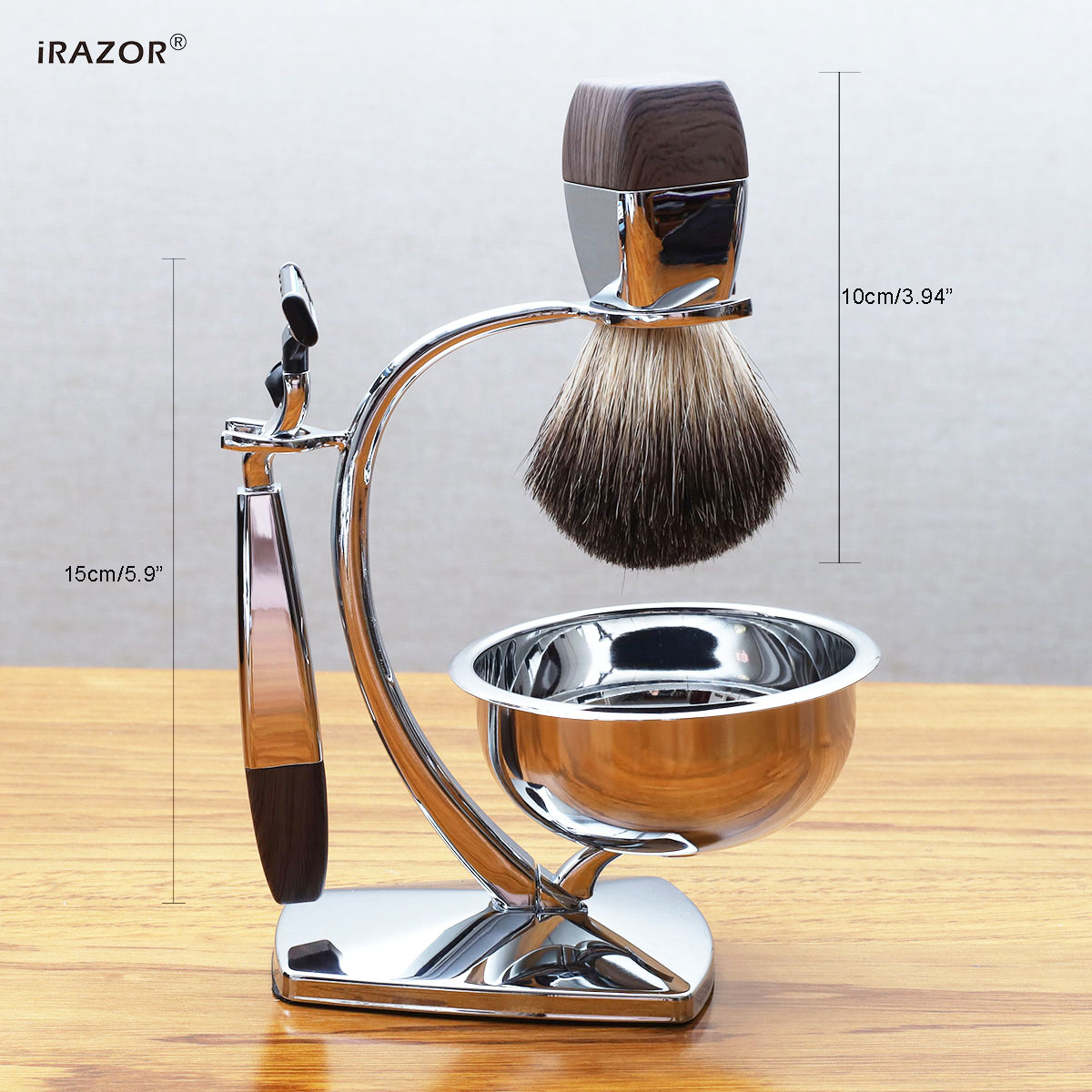 iRAZOR Professional Wet Shavin - Men'S Grooming Brush recensie en prijs