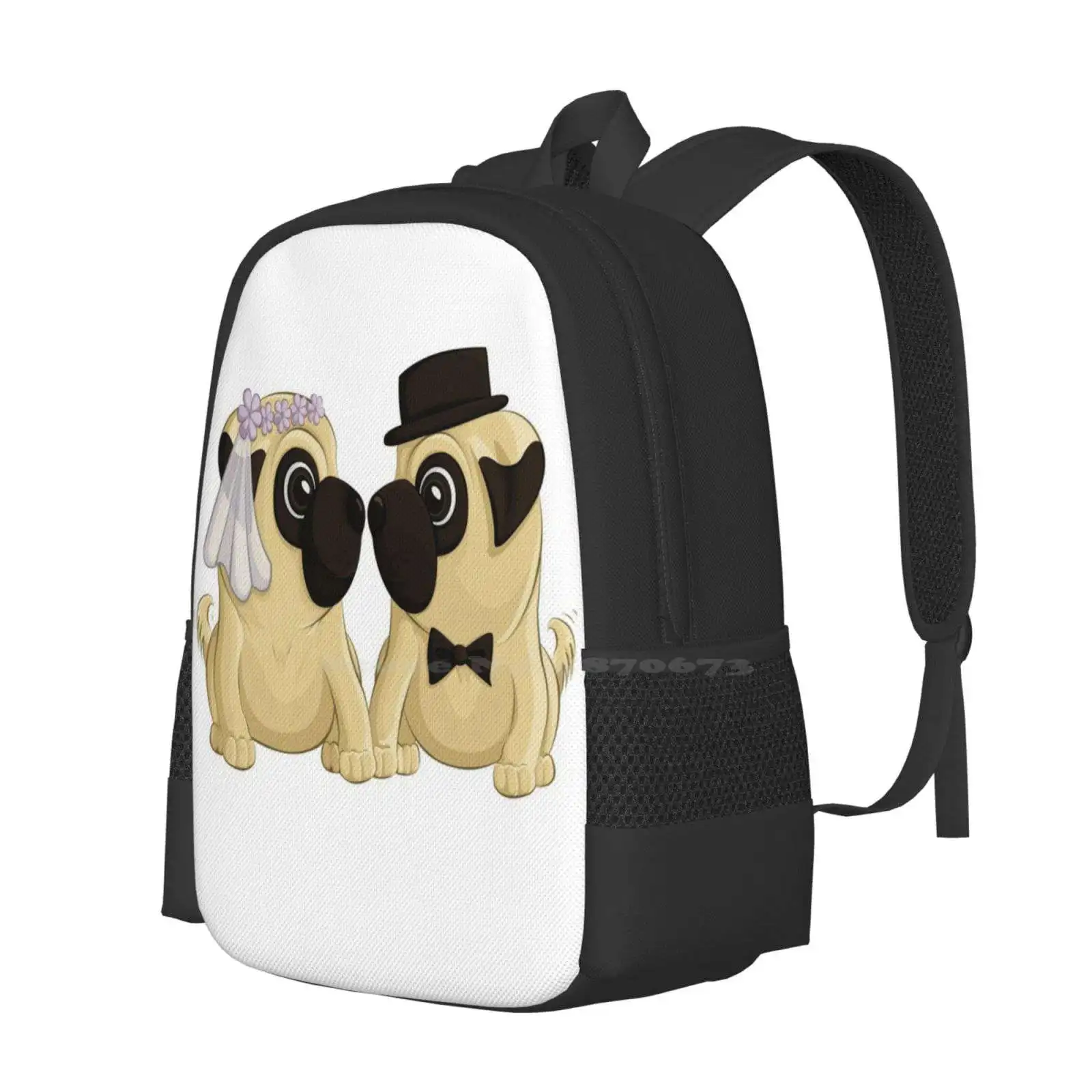 Wedding Pugs Bag Backpack For  - Men'S Grooming Bag recensie en prijs
