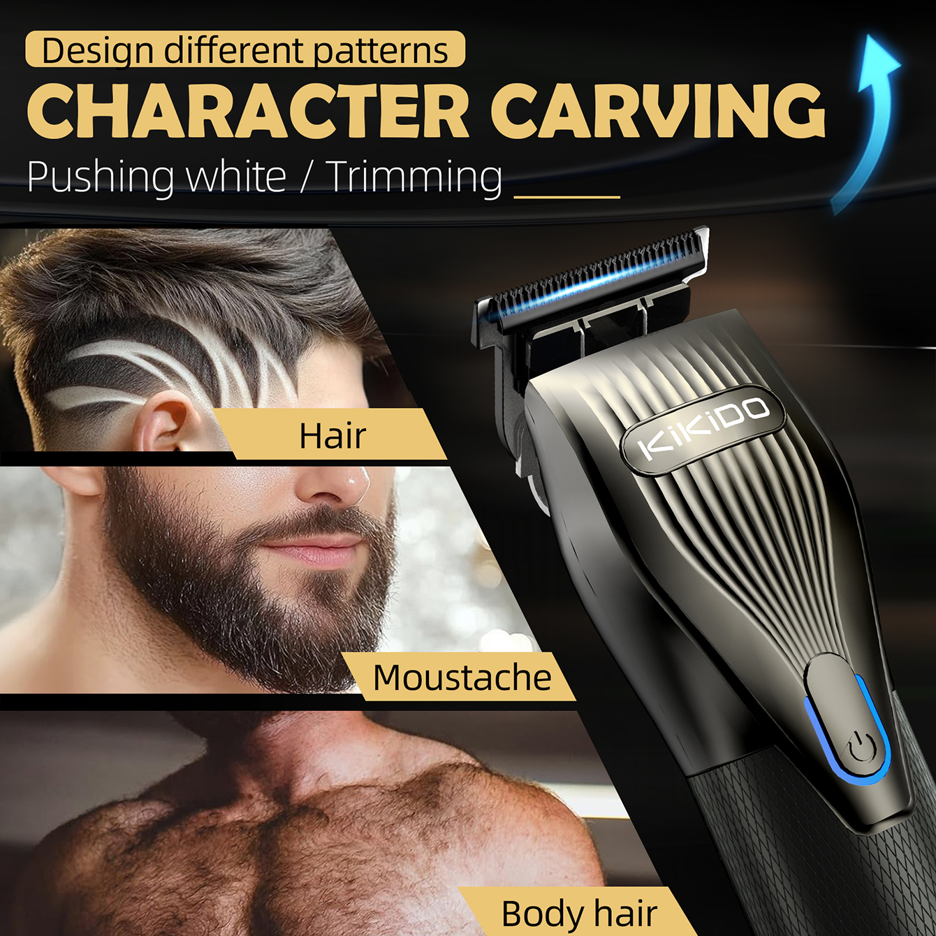 KiKiDO Professional Hair Clipp - Mens Grooming Barber recensie en prijs