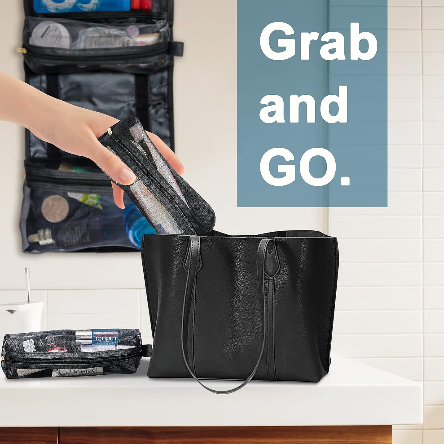 Roll-Up Hanging Toiletry Bag w - Men'S Grooming Bag recensie en prijs