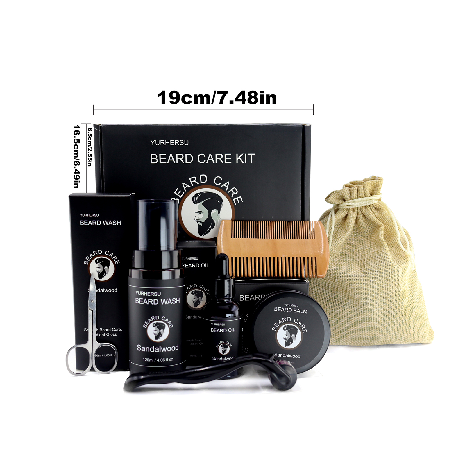 7Pcs Beard Care Kit for Men, G - Men'S Grooming Brush recensie en prijs